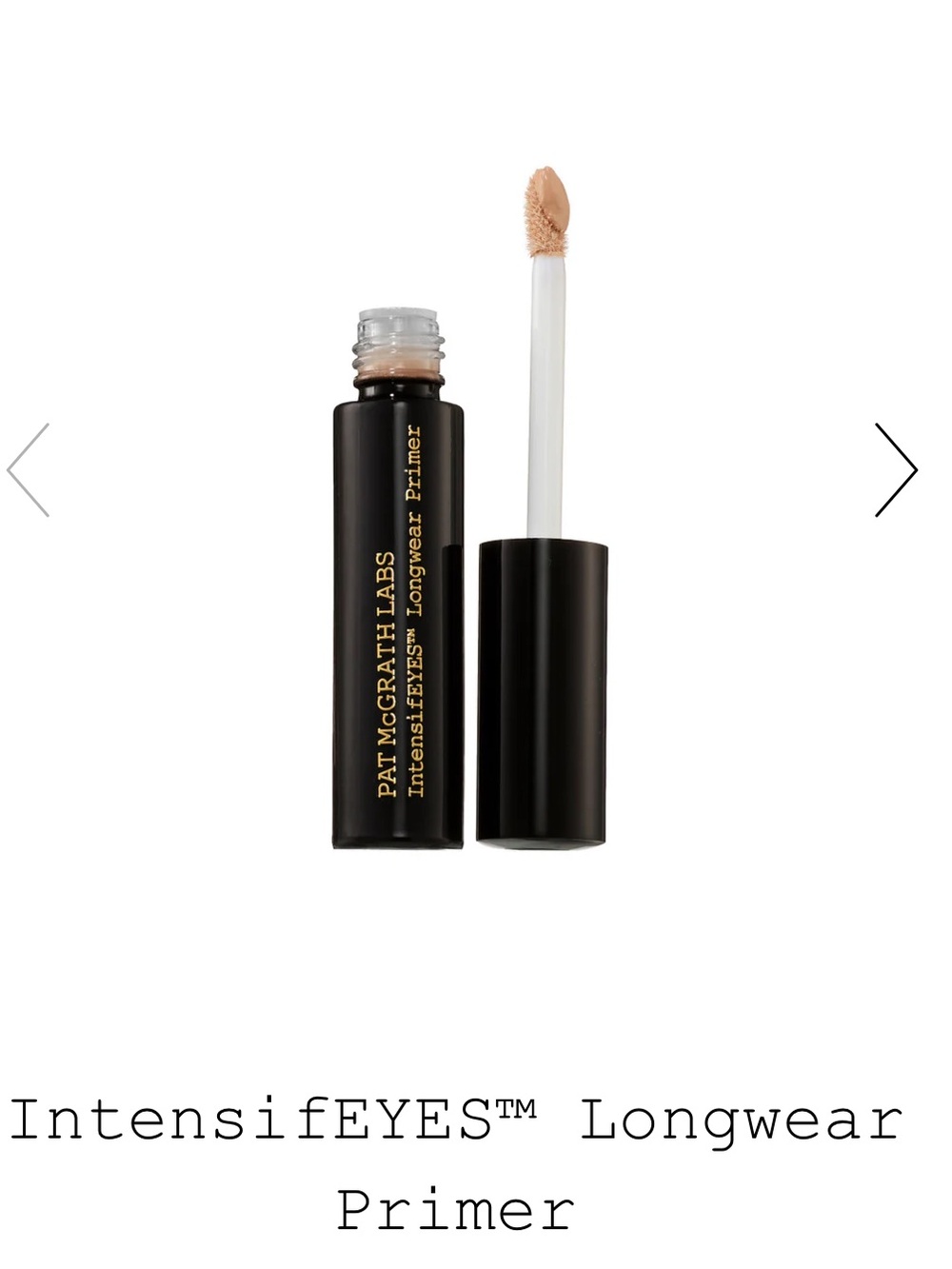 BNIB Pat McGrath IntensifEYES Longwear Eye Primer SHADE CLEAR